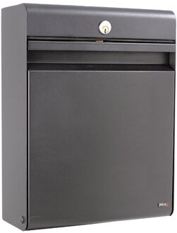 Allux Brievenbus met LED-verlichting Allux Bjorn Zwart / Grijs