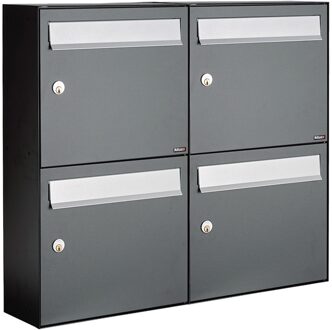 Allux Flow Set 2-Breed, 2-Hoog Antraciet - 40040065_2x2