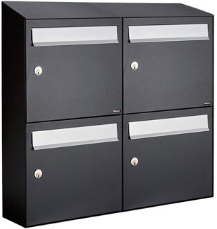 Allux Flow Set 2-Breed, 2-Hoog Met Dak Zwart - 40040070_2x2d