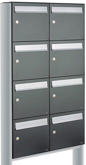 Allux Flow Set 2-Breed, 4-Hoog Op Statief Antraciet - 40040065_2x4s