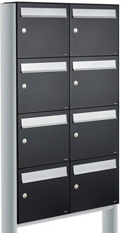 Allux Flow Set 2-Breed, 4-Hoog Op Statief Zwart - 40040070_2x4s