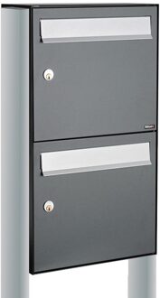 Allux Flow Set 2-Hoog Op Statief Antraciet - 40040065_1x2s