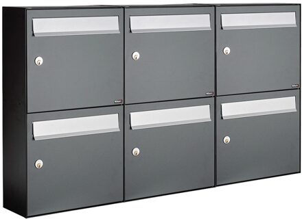 Allux Flow Set 3-Breed, 2-Hoog Antraciet - 40040065_3x2