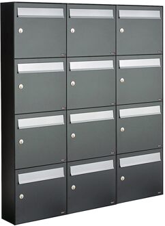 Allux Flow Set 3-Breed, 4-Hoog Antraciet - 40040065_3x4