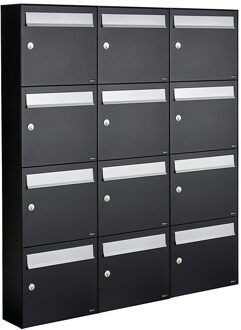 Allux Flow Set 3-Breed, 4-Hoog Zwart - 40040070_3x4