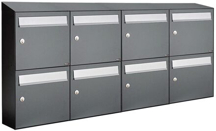 Allux Flow Set 4-Breed, 2-Hoog Met Dak Antraciet - 40040065_4x2d