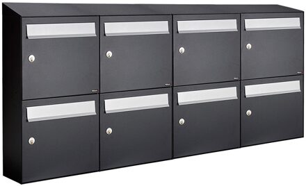 Allux Flow Set 4-Breed, 2-Hoog Met Dak Zwart - 40040070_4x2d