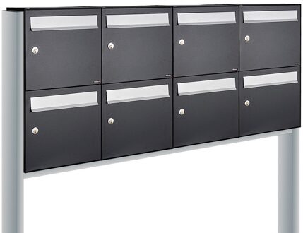 Allux Flow Set 4-Breed, 2-Hoog Op Statief Zwart - 40040070_4x2s