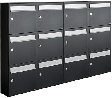 Allux Flow Set 4-Breed, 3-Hoog Zwart - 40040070_4x3