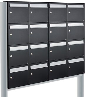 Allux Flow Set 4-Breed, 4-Hoog Op Statief Zwart - 40040070_4x4s