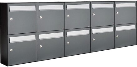 Allux Flow Set 5-Breed, 2-Hoog Antraciet - 40040065_5x2