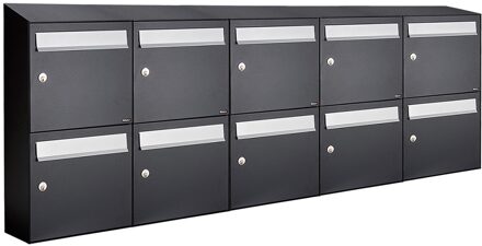 Allux Flow Set 5-Breed, 2-Hoog Met Dak Zwart - 40040070_5x2d