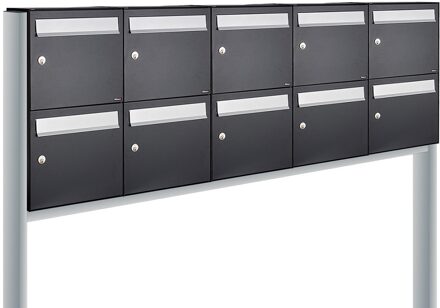 Allux Flow Set 5-Breed, 2-Hoog Op Statief Zwart - 40040070_5x2s