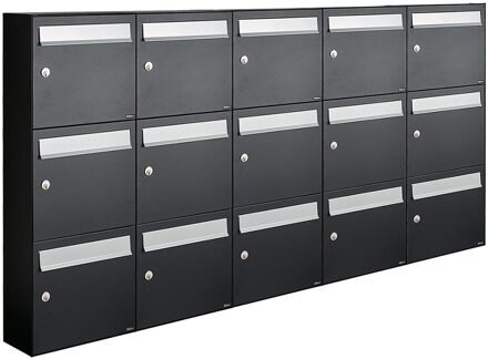 Allux Flow Set 5-Breed, 3-Hoog Zwart - 40040070_5x3