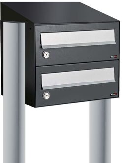 Allux Hive Set 1-Breed, 2-Hoog Met Dak Op Statief Zwart - 40030070_1x2ds