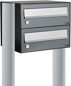 Allux Hive Set 1-Breed, 2-Hoog Op Statief Antraciet - 40030065_1x2s