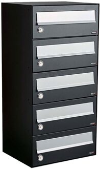 Allux Hive Set 1-Breed, 5-Hoog Zwart - 40030070_1x5