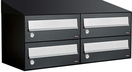 Allux Hive Set 2-Breed, 2-Hoog Met Dak Zwart - 40030070_2x2d