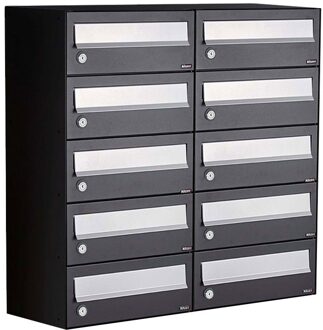 Allux Hive Set 2-Breed, 5-Hoog Zwart - 40030070_2x5