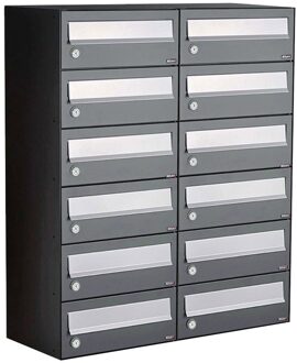 Allux Hive Set 2-Breed, 6-Hoog Antraciet - 40030065_2x6