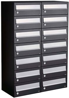 Allux Hive Set 2-Breed, 7-Hoog Zwart - 40030070_2x7