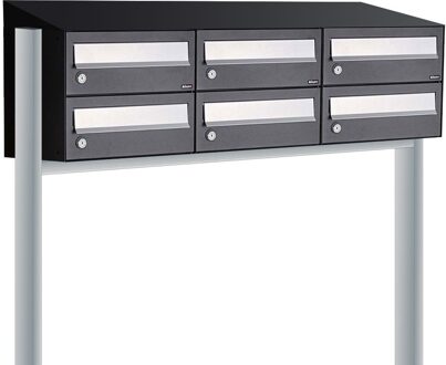 Allux Hive Set 3-Breed, 2-Hoog Met Dak Op Statief Zwart - 40030070_3x2ds