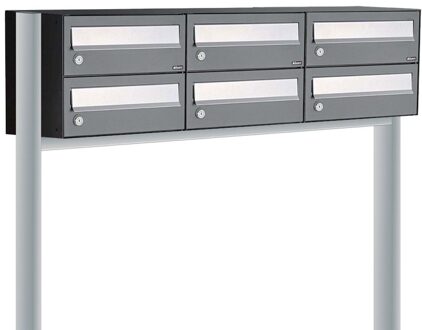 Allux Hive Set 3-Breed, 2-Hoog Op Statief Antraciet - 40030065_3x2s