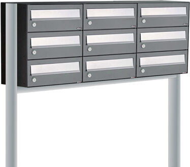 Allux Hive Set 3-Breed, 3-Hoog Op Statief Antraciet - 40030065_3x3s