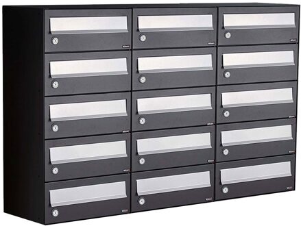 Allux Hive Set 3-Breed, 5-Hoog Zwart - 40030070_3x5