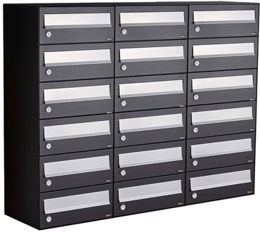 Allux Hive Set 3-Breed, 6-Hoog Zwart - 40030070_3x6