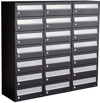 Allux Hive Set 3-Breed, 7-Hoog Zwart - 40030070_3x7
