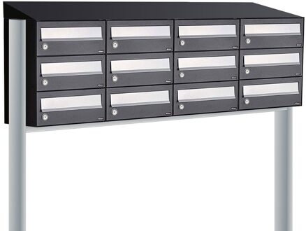 Allux Hive Set 4-Breed, 3-Hoog Met Dak Op Statief Zwart - 40030070_4x3ds