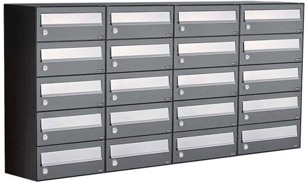 Allux Hive Set 4-Breed, 5-Hoog Antraciet - 40030065_4x5