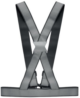 Allvisible+ reflecterende verstelbare lichaamsriem - maat One size Zwart