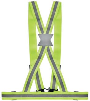 Allvisible reflecterende lichaamsriem Groen - One size