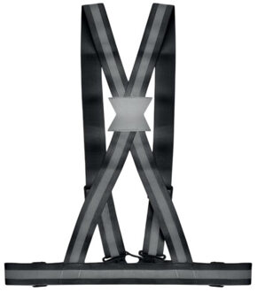 Allvisible reflecterende lichaamsriem - maat One size Zwart