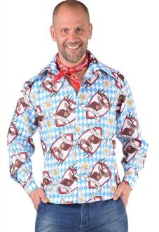Alm Hirsch Oktoberfest blouse man Multikleur - Print
