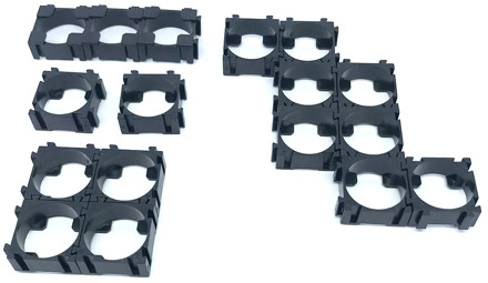 Alma 18650-1x1-1x2-1x3Lithium Cell-Cylindrical Battery Case Holder Batteries Pack Plastic Holder Bracket For Diy Battery Pack