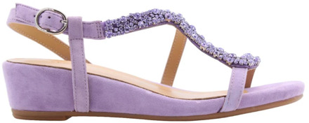 Alma en Pena Flat Sandals Alma EN Pena , Purple , Dames - 39 EU
