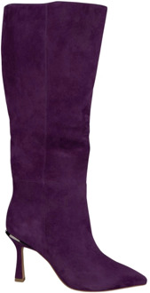 Alma en Pena Leren Hoge Laarzenjes met puntige neuzen Alma EN Pena , Purple , Dames - 40 Eu,38 Eu,39 Eu,37 EU