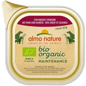 Almo Alu Daily Menu Bio Adult 100 g - Hondenvoer - Rund&Wortel