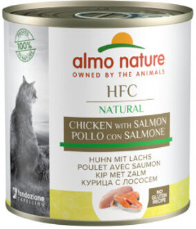 Almo Nature 12x280g Kip & Zalm Almo Nature Classic Kattenvoer