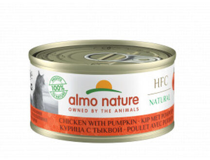 Almo Nature 24x70g Kip/Pompoen Almo Nature Kattenvoer