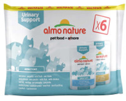 Almo Nature 24x70g Urinary Help Vis & Kip Almo Nature Holistic Kattenvoer