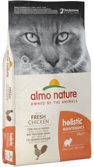 Almo Nature Cat Droog Holistic Kip/Rijst - 12 KG