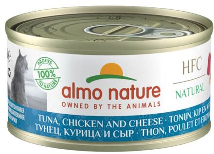 Almo Nature Cat Tonijn/Kip/Kaas 70 gr