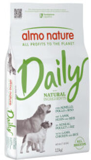 Almo Nature Daily met lam, kip en rijst hondenvoer 2 x 12 kg