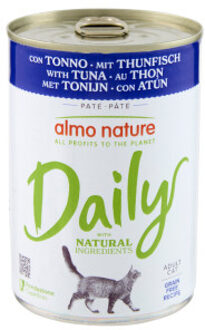 Almo Nature Daily met tonijn natvoer kat (400 g) 24 x 400 g