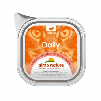 Almo Nature Daily met zalm natvoer kat (100 g) 32 x 100 g