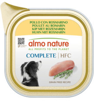 Almo Nature HFC Complete kip met rozemarijn natvoer hond (150 g) 22 x 150 g